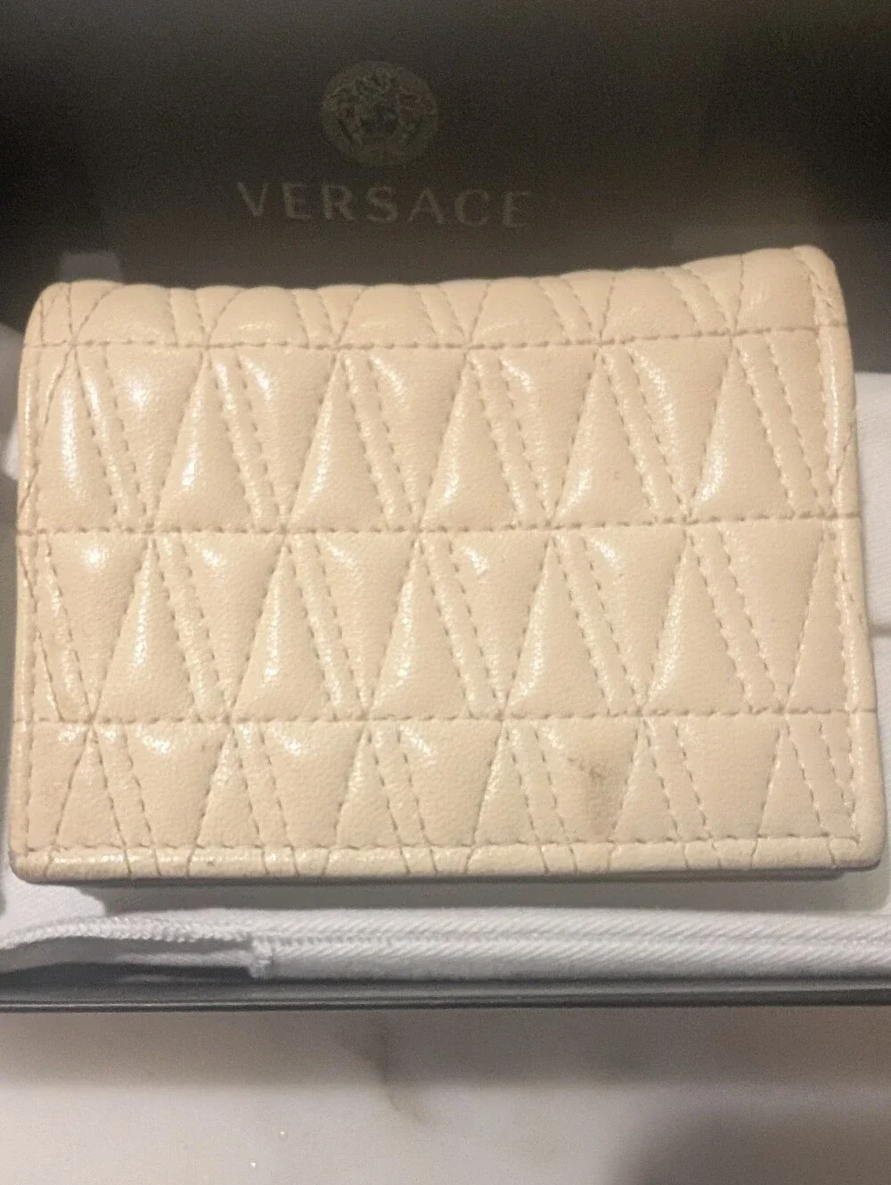 Versace Walker Card Holder New With Box ,Cards And Dust Bag